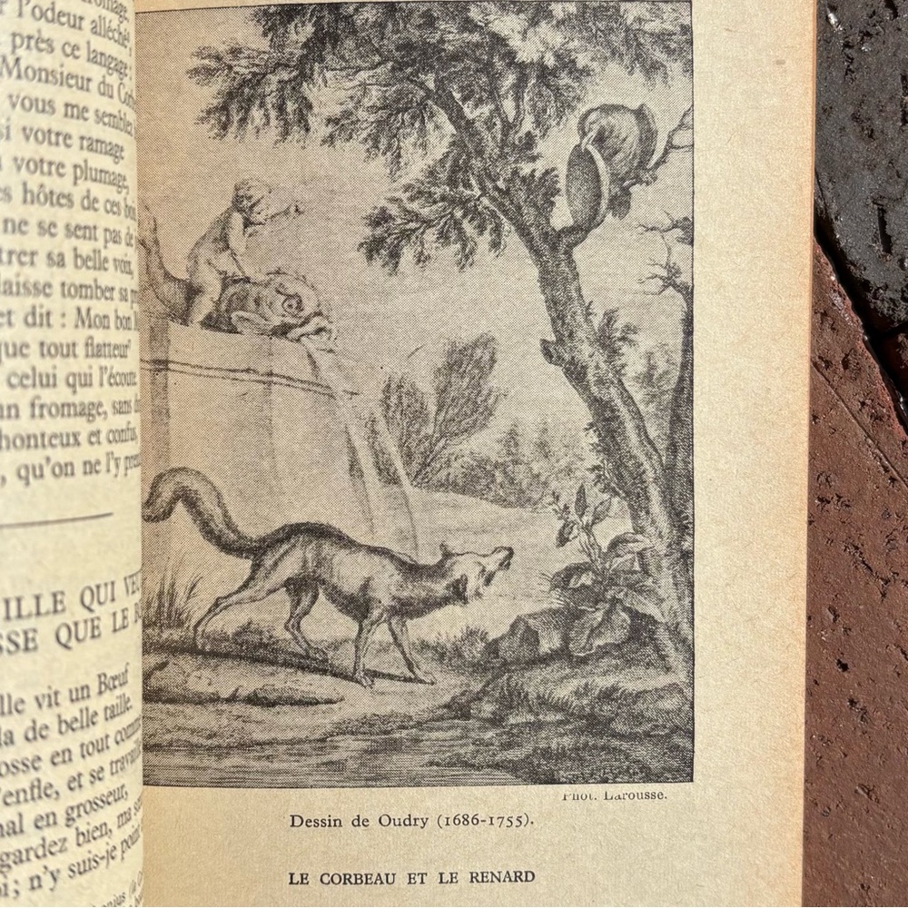 Fables Choisies I & II Classiques Larousse La Fontaine French France Fox Wolf